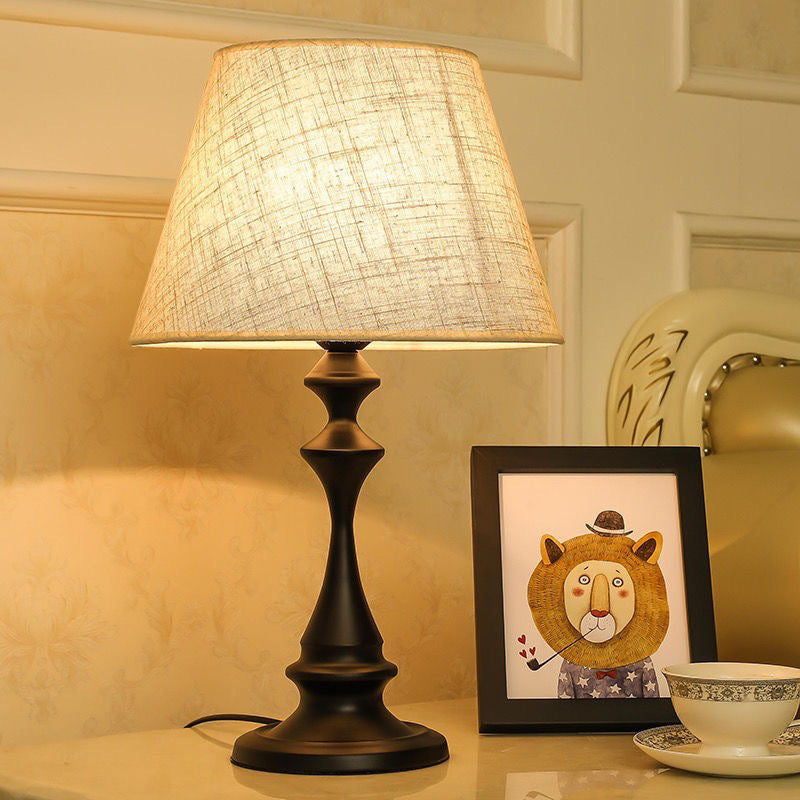 Lumovexi™ Classic Fabric Shade Bedside Lamp