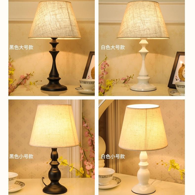 Lumovexi™ Classic Fabric Shade Bedside Lamp