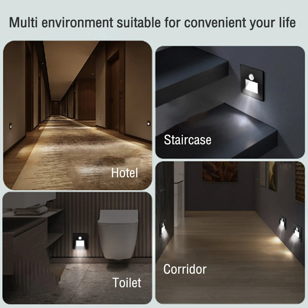Lumovexi™ Recessed Motion Sensor Wall Light