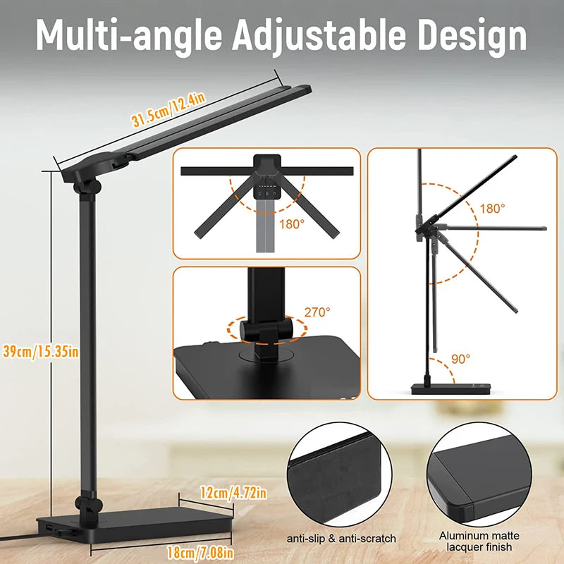 Lumovexi™ Dual Arm LED Desk Lamp