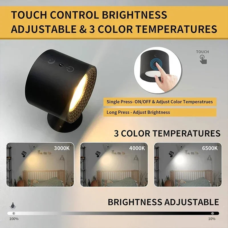 Lumovexi™ Magnetic Motion Sensor Wall Light