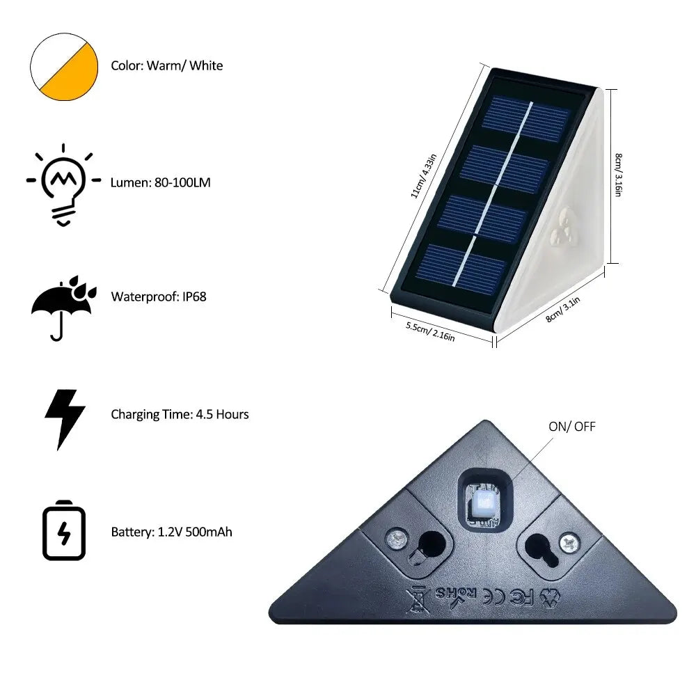 Lumovexi™ Solar Outdoor Step Light