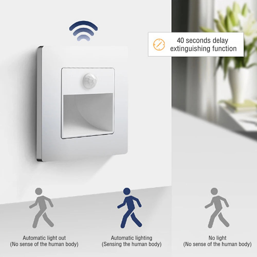 Lumovexi™ Recessed Motion Sensor Wall Light